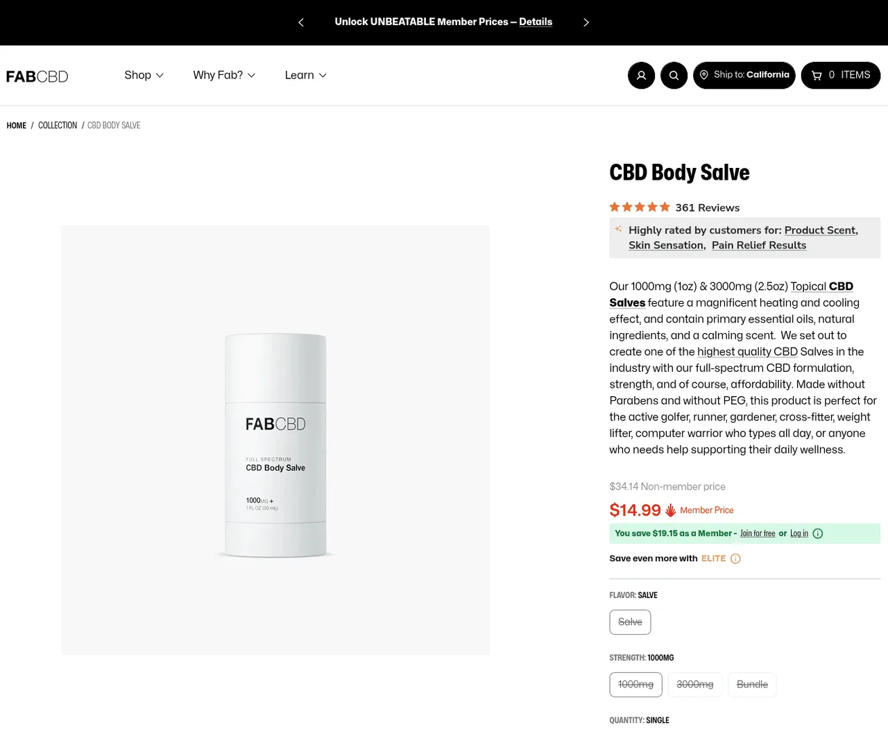 FABCBD Body Salve image 4