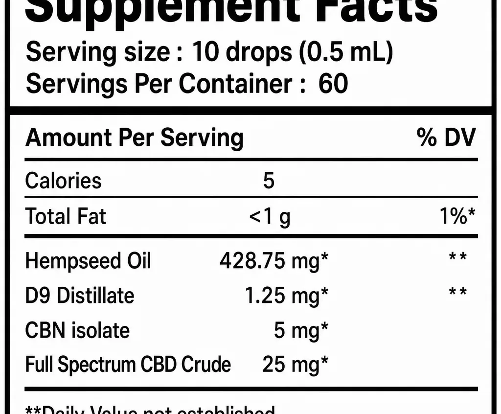 FABCBD Doze THC Oil image 3