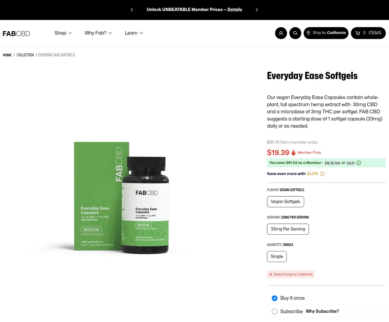 FABCBD Everyday Ease Softgels image 4