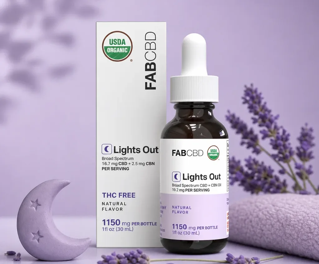 FABCBD Lights Out Broad Spectrum Oil