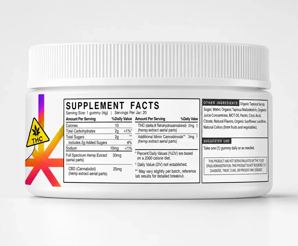 five CBD Microdose Gummies image 2