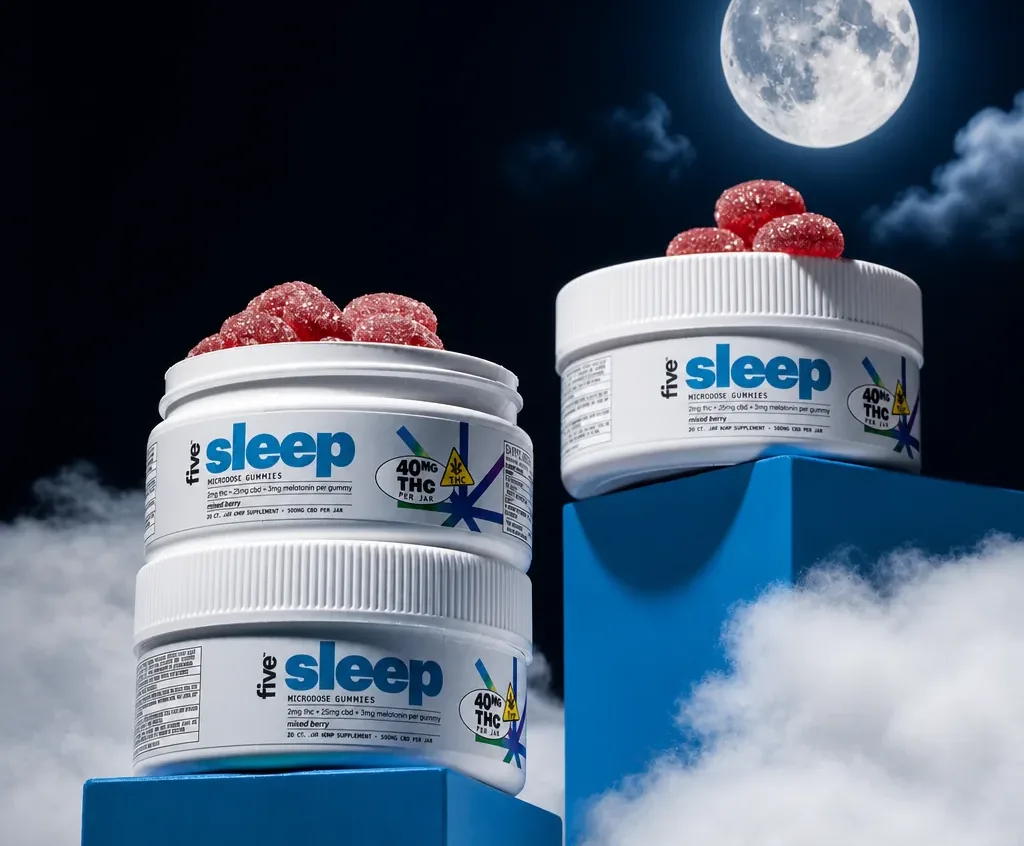 five CBD Microdose Sleep Gummies image 2