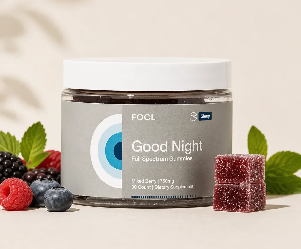 FOCL Good Night Full Spectrum Sleep Gummies