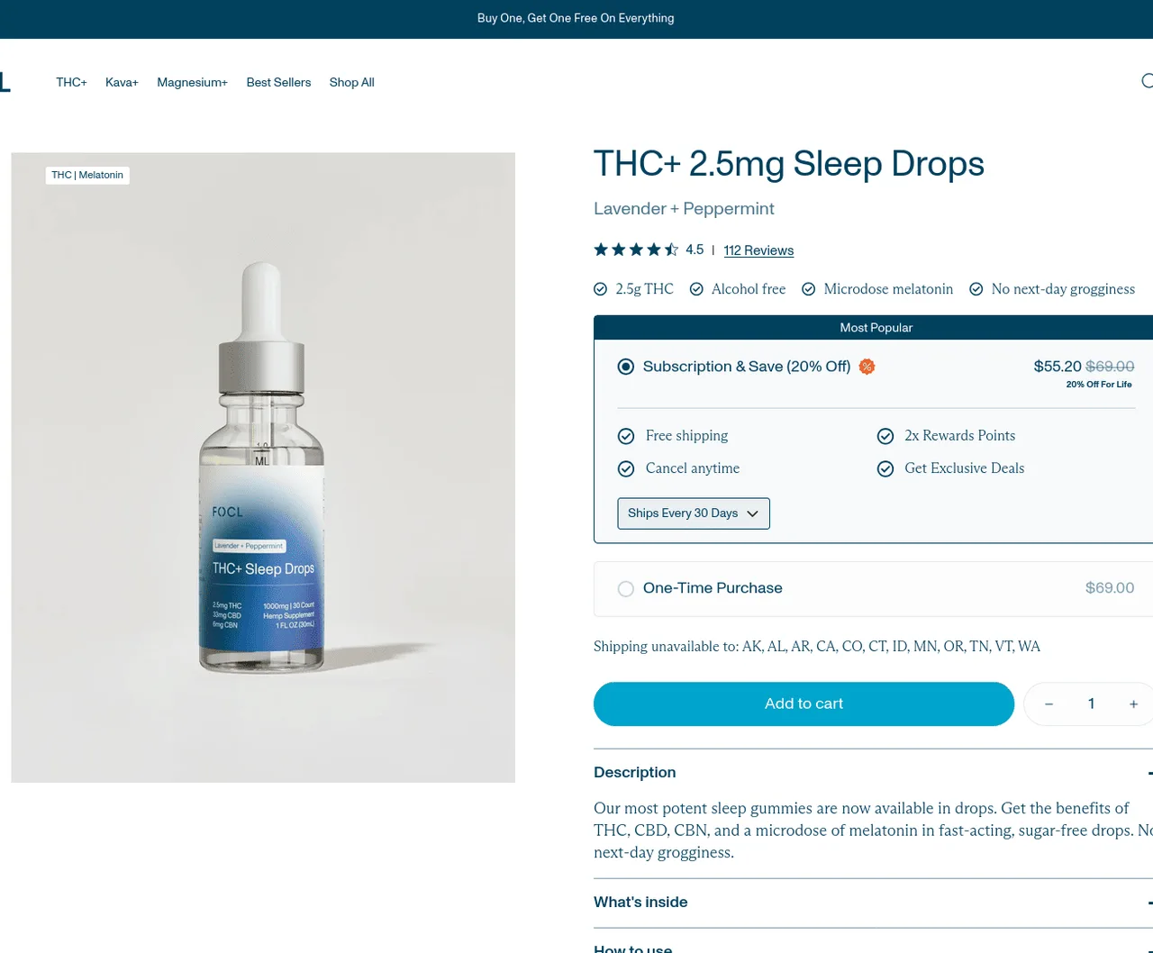 FOCL Sleep Drops image 4