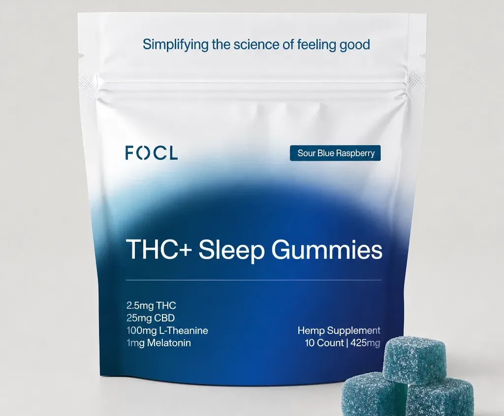 FOCL THC+ Sleep Gummies