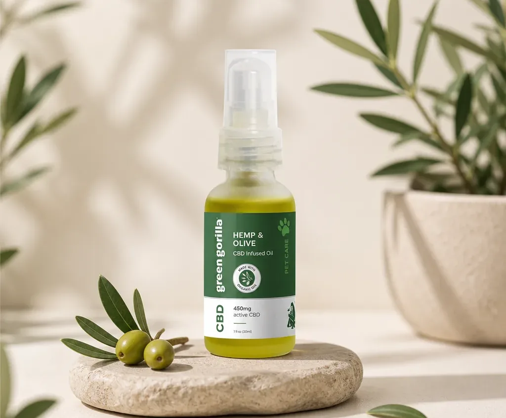 Green Gorilla Pure CBD Oil For Dogs & Pets
