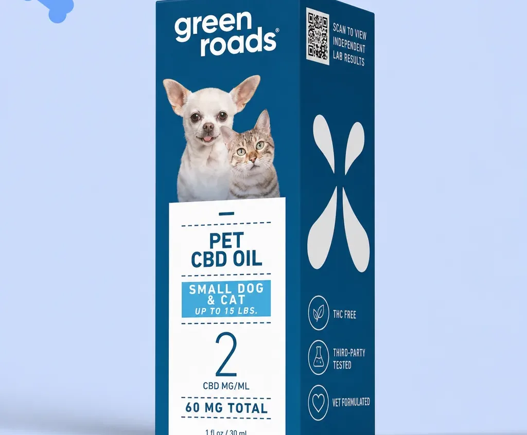 Green Roads Small Dog & Cat CBD Pet Drops