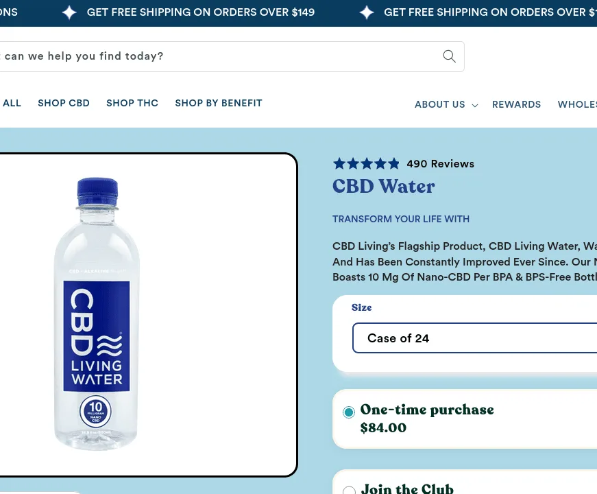 Living CBD Water image 3
