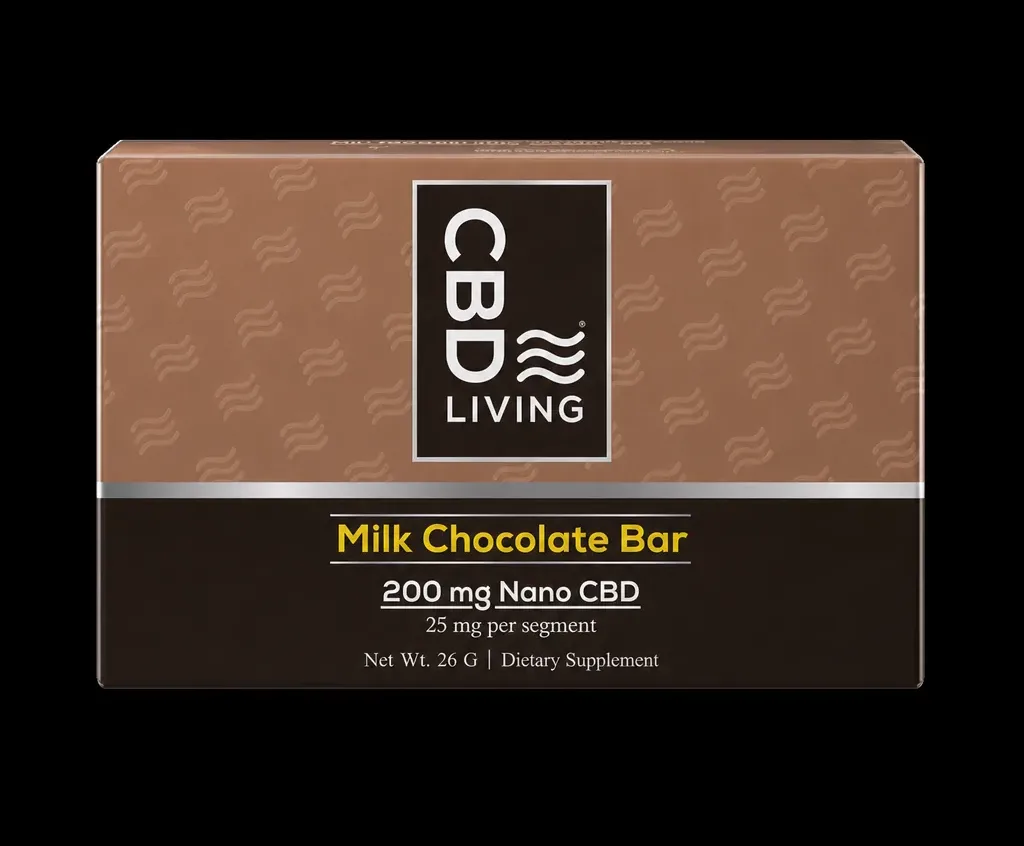 Living CBD Milk Chocolate Bar