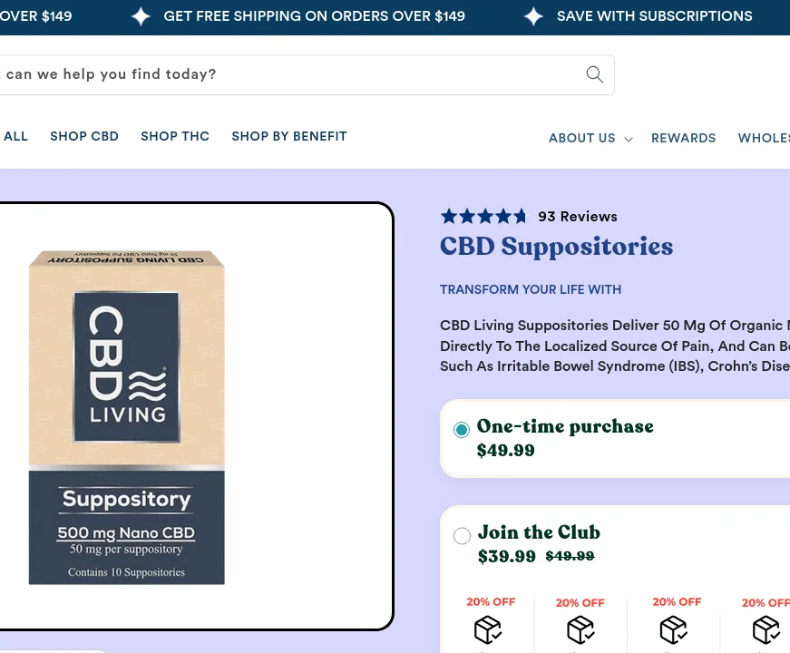 Living CBD Suppositories image 3