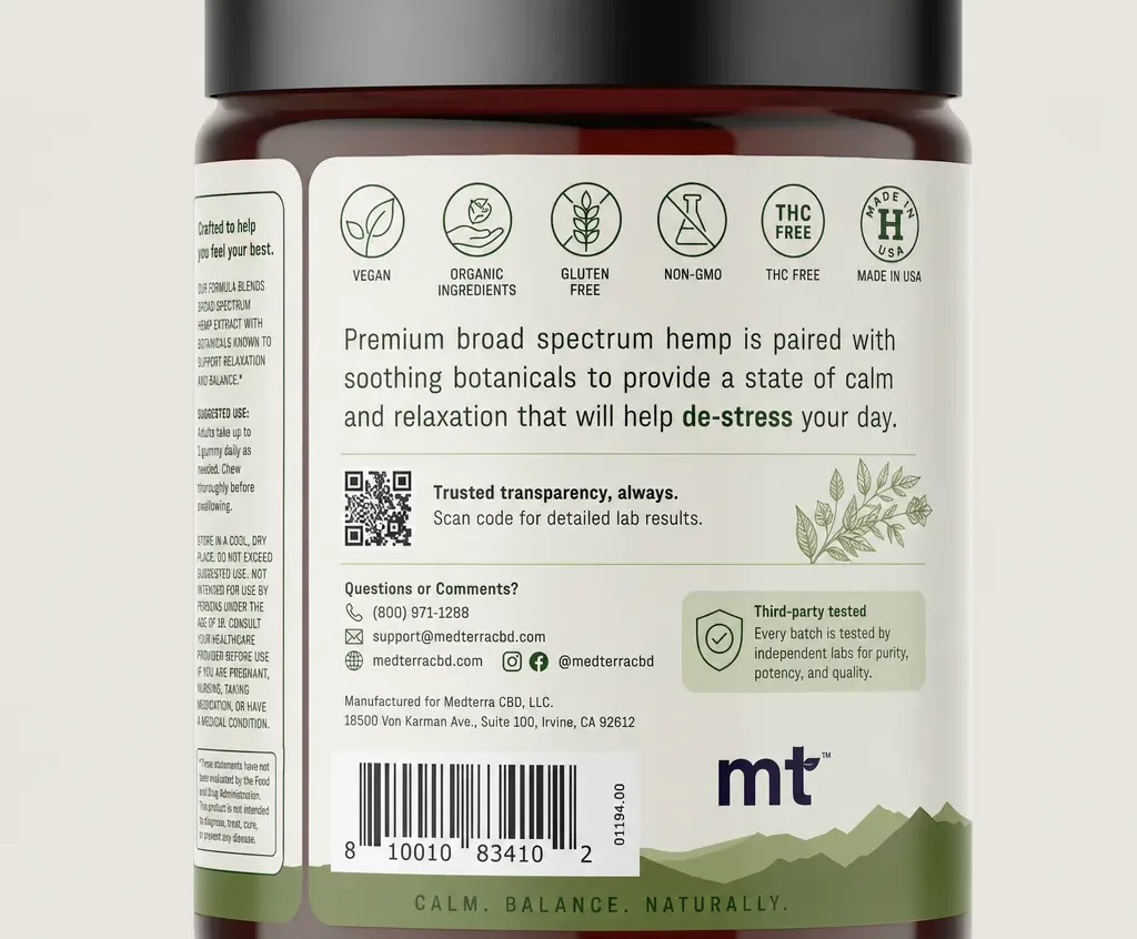 Medterra Calm CBD Gummies image 3