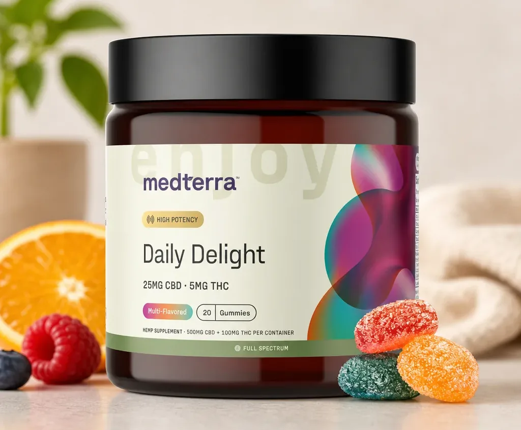 Medterra Daily Delight 5mg THC Gummies