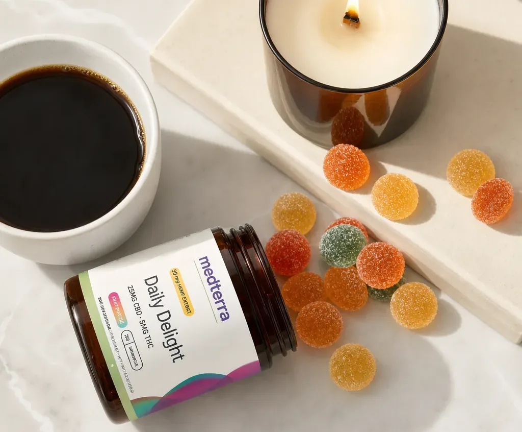 Medterra Daily Delight 5mg THC Gummies image 3