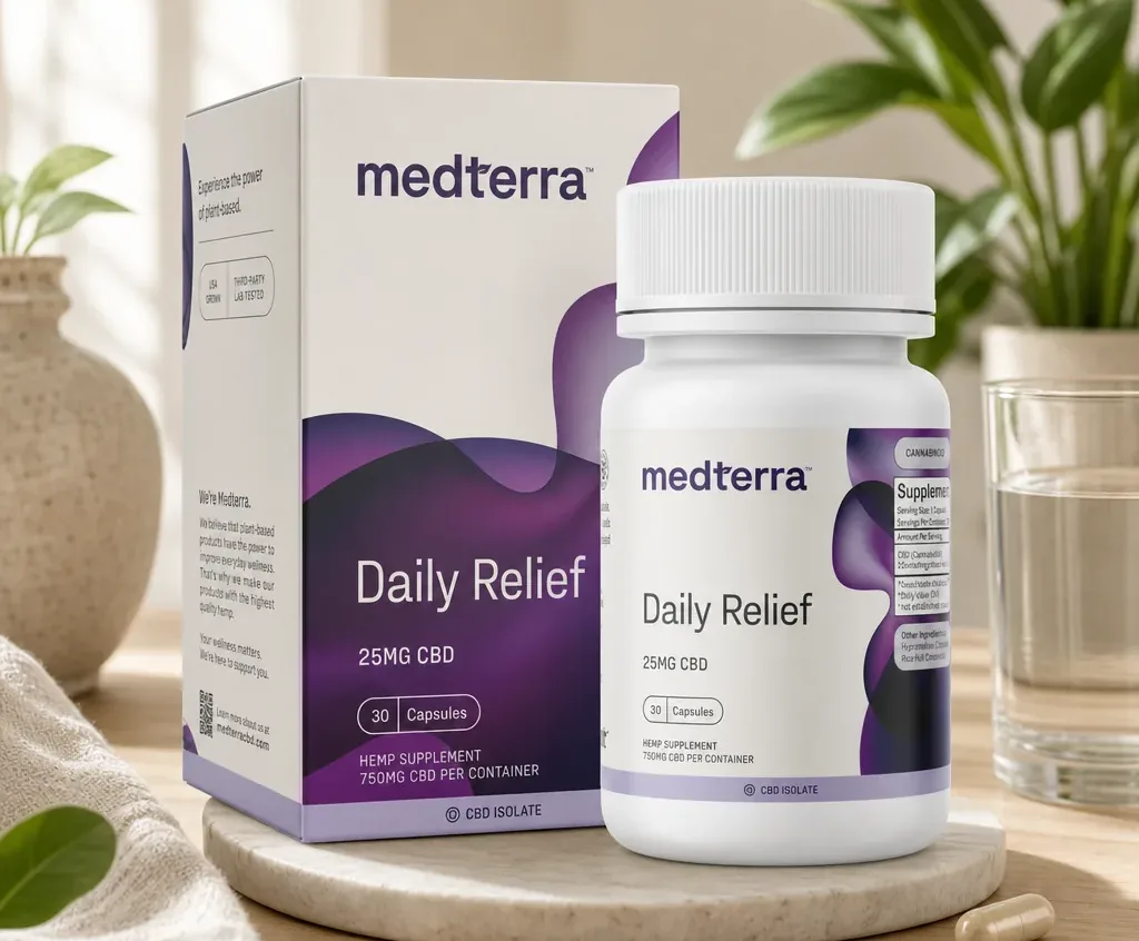 Medterra Daily Relief CBD Isolate Capsules