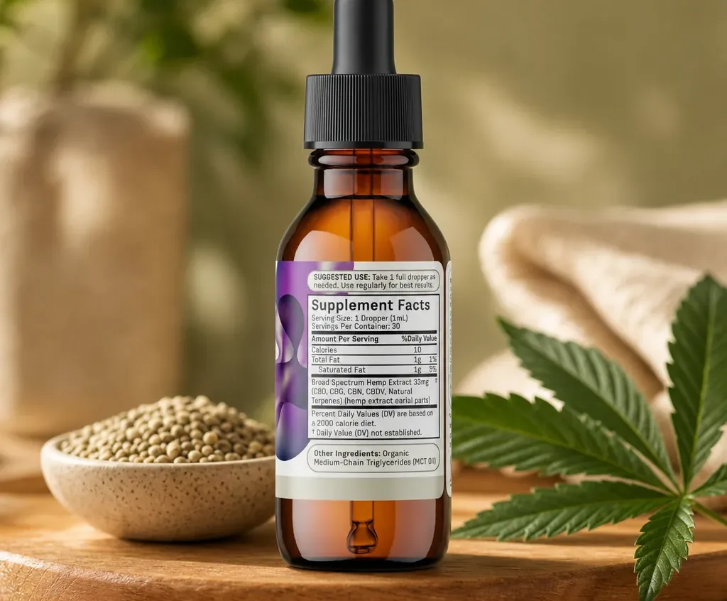 Medterra Enhanced Relief Broad Spectrum CBD Oil image 2