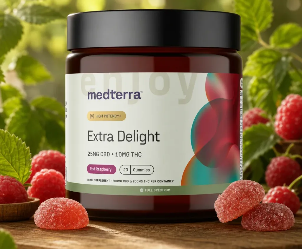 Medterra Extra Delight 10mg THC Gummies image 2