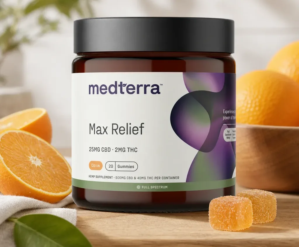 Medterra Max Relief Full Spectrum CBD Gummies