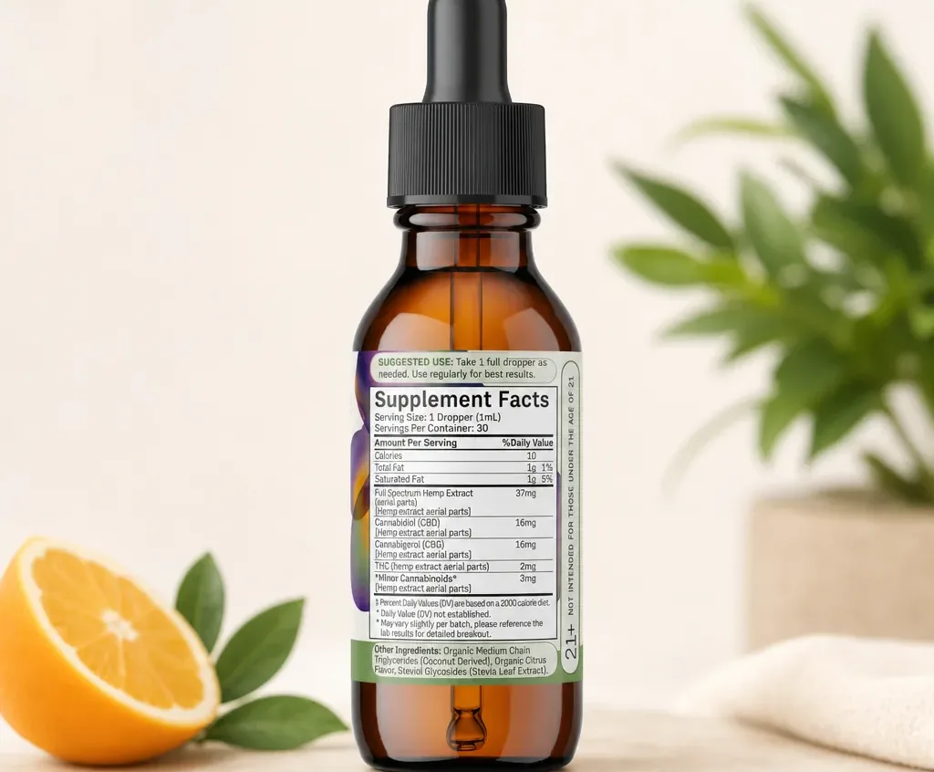 Medterra Max Relief + Relax Full Spectrum CBD Oil image 2