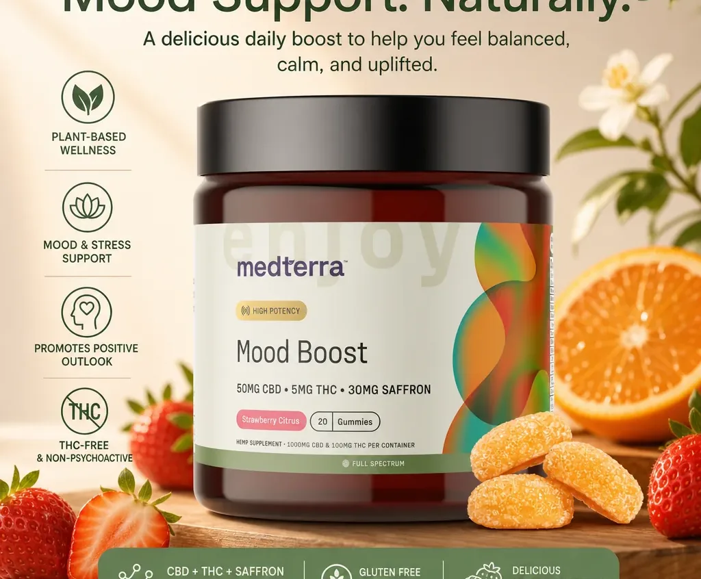 Medterra Mood Boost THC Gummies