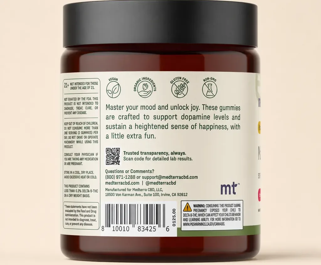 Medterra Mood Boost THC Gummies image 3