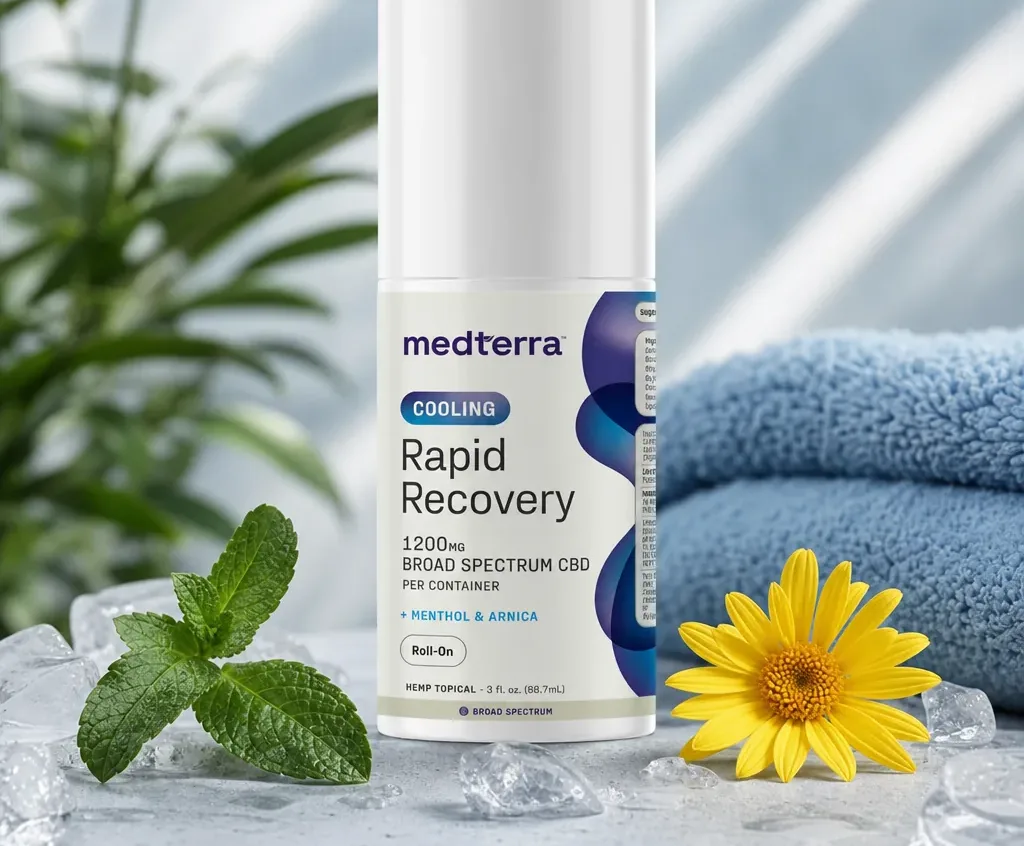 Medterra Rapid Recovery Cooling 1200mg CBD Roll On