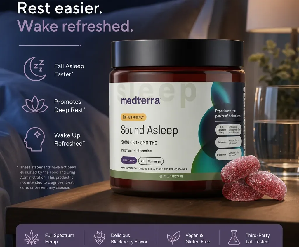 Medterra Sound Asleep THC Gummies