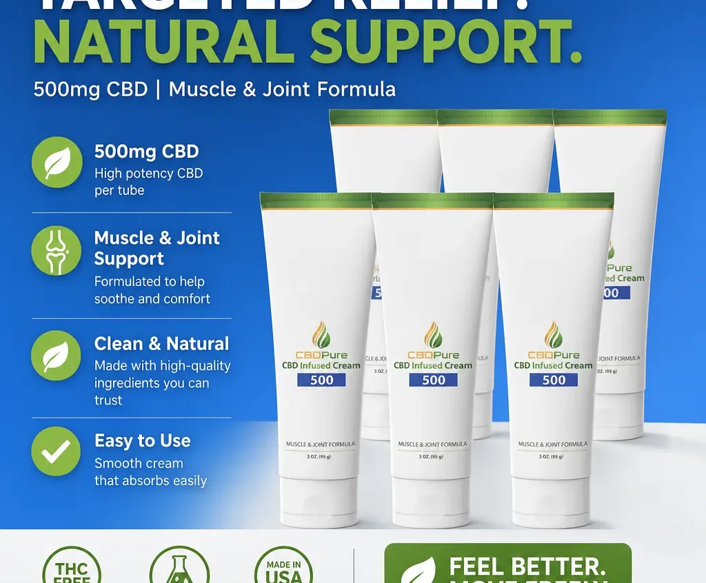 Pure CBDPure Muscle & Joint Cream image 3