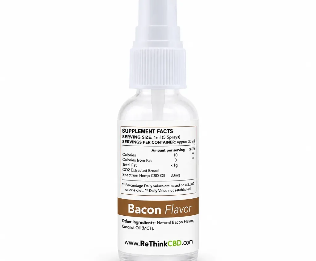 ReThink Bacon Flavored CBD Food & Oral Solution for Pets image 2