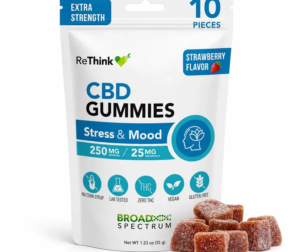 ReThink CBD Gummies for Stress & Mood