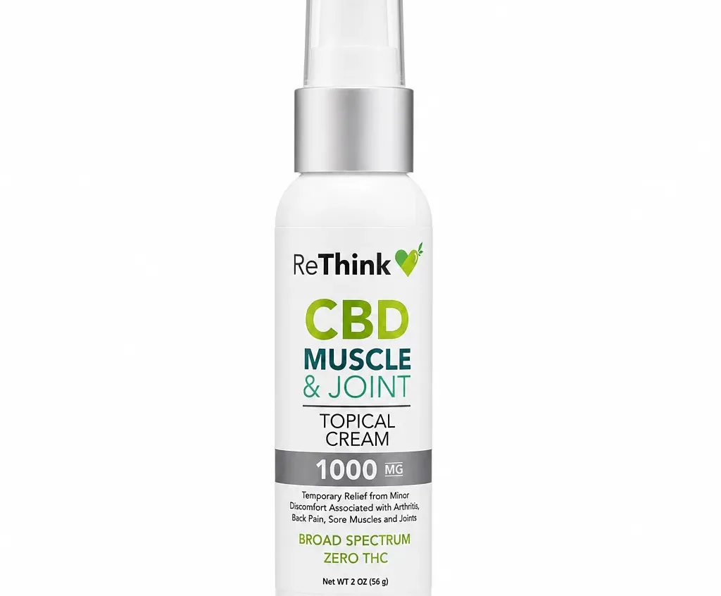 ReThink CBD Muscle & Joint Cream Pump