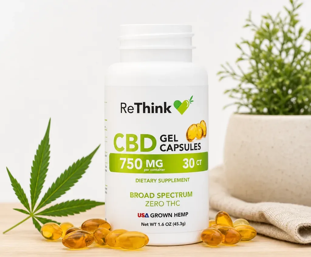 ReThink CBD Soft Gel Capsules
