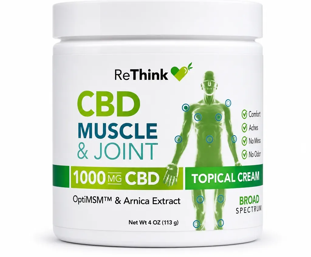 ReThink Hemp CBD Muscle & Joint Cream image 2