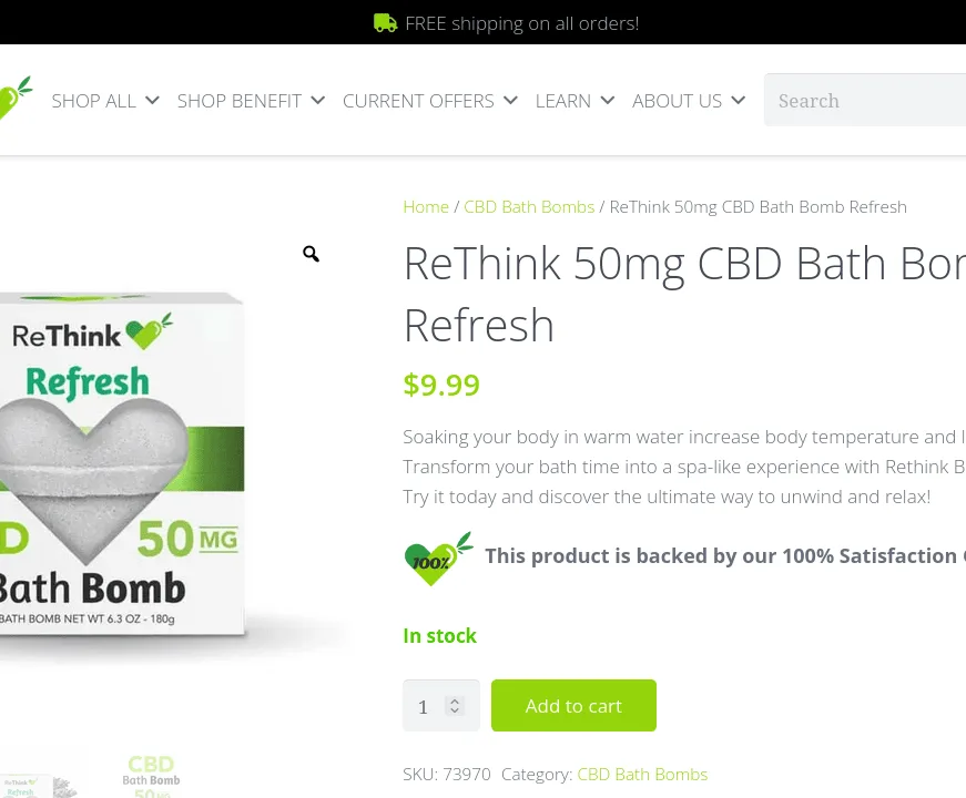 ReThink Bath Bomb Refresh image 2