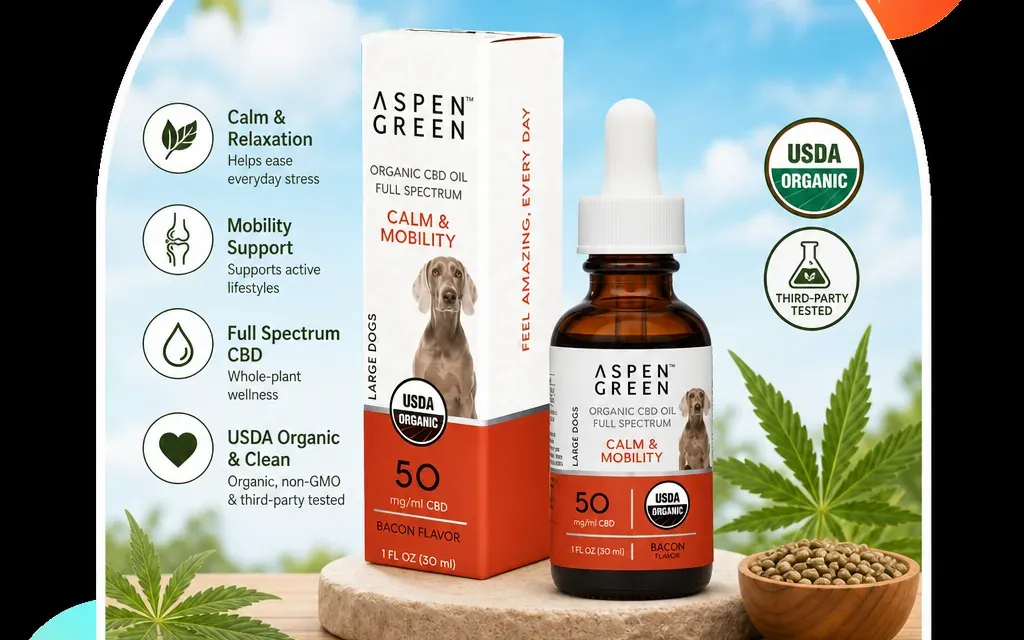 Pet Organic Full Spectrum CBD Oil - Bacon