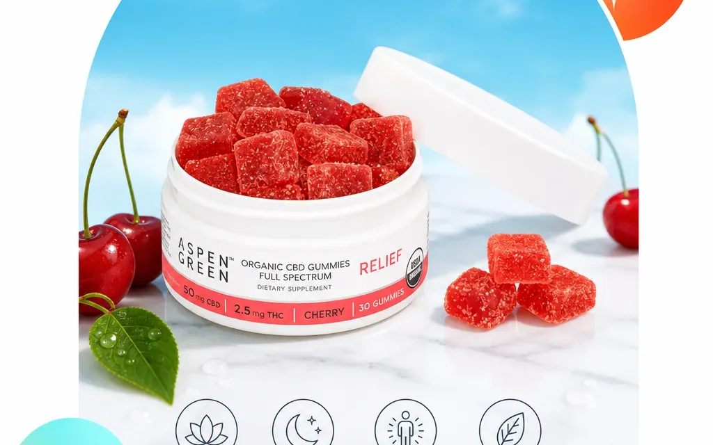 Relief Organic Full Spectrum CBD Gummies