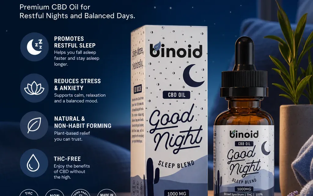 CBD Good Night CBD Oil - Sleep Blend