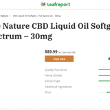 CBD Liquid Oil Softgels thumbnail