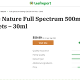Full Spectrum CBD Oil for Pets thumbnail