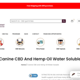 Canine CBD and Hemp Oil Water Soluble thumbnail