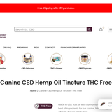 Canine CBD Hemp Oil Tincture THC Free thumbnail