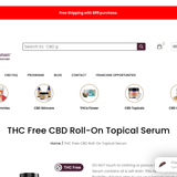 THC Free CBD Roll-On Topical Serum thumbnail