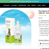 Pet Organic Full Spectrum CBD Oil - Unflavored thumbnail