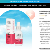 Relief Organic Full Spectrum CBD Oil thumbnail