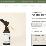 Pet CBD Oil Tincture thumbnail