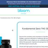 Fundamental Zero THC CBD Softgels thumbnail