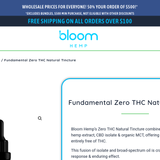 Fundamental Zero THC Natural Tincture thumbnail