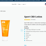 Sport CBD Lotion thumbnail