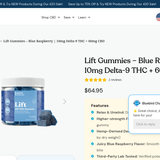 Lift Gummies – Blue Raspberry thumbnail