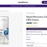 Rapid Recovery Cooling 2000mg CBD Cream thumbnail