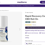 Rapid Recovery Cooling 1200mg CBD Roll On thumbnail
